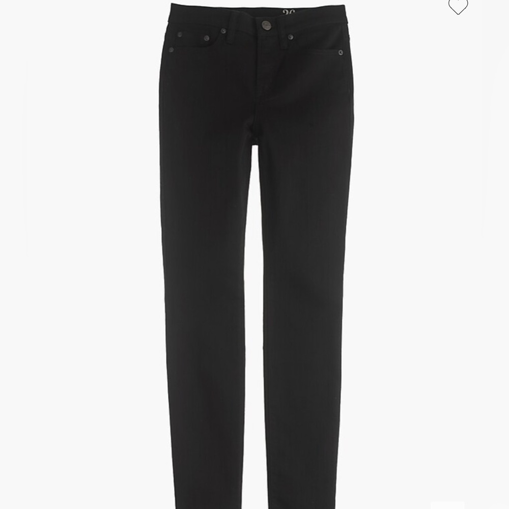 9" high-rise toothpick jean 35 black womens